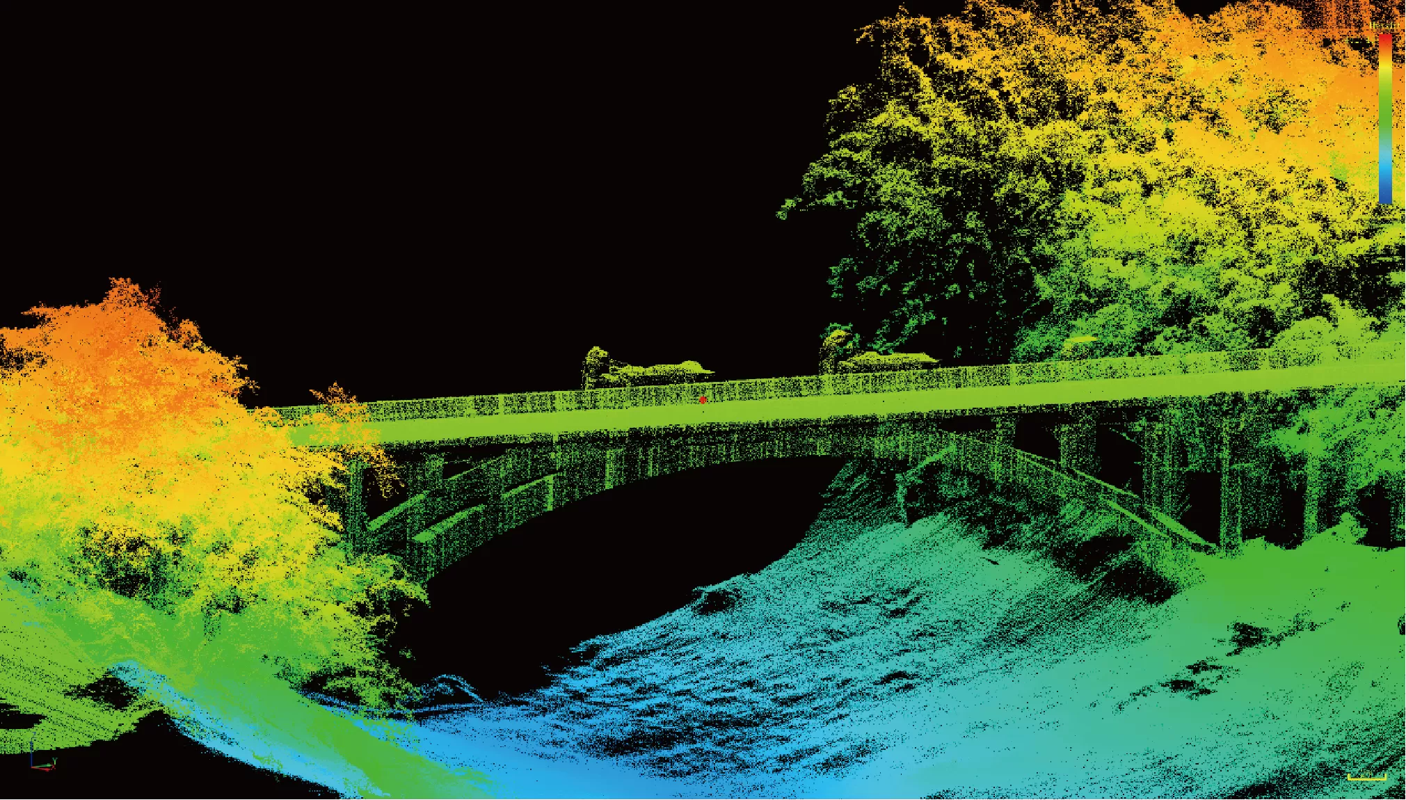 3D-Point-Cloud-of-Bridge-and-Riverbed