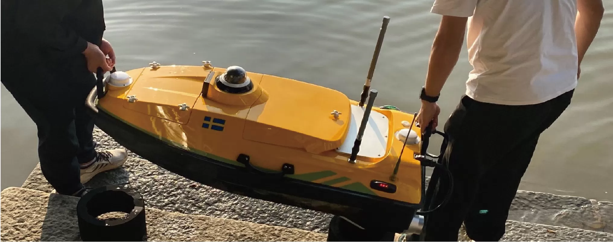 HydroBoat 1200 USV & Singlebeam echosounder,