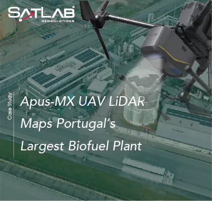 Apus-MX UAV LiDAR  Maps Portugal’s Largest Biofuel Plant